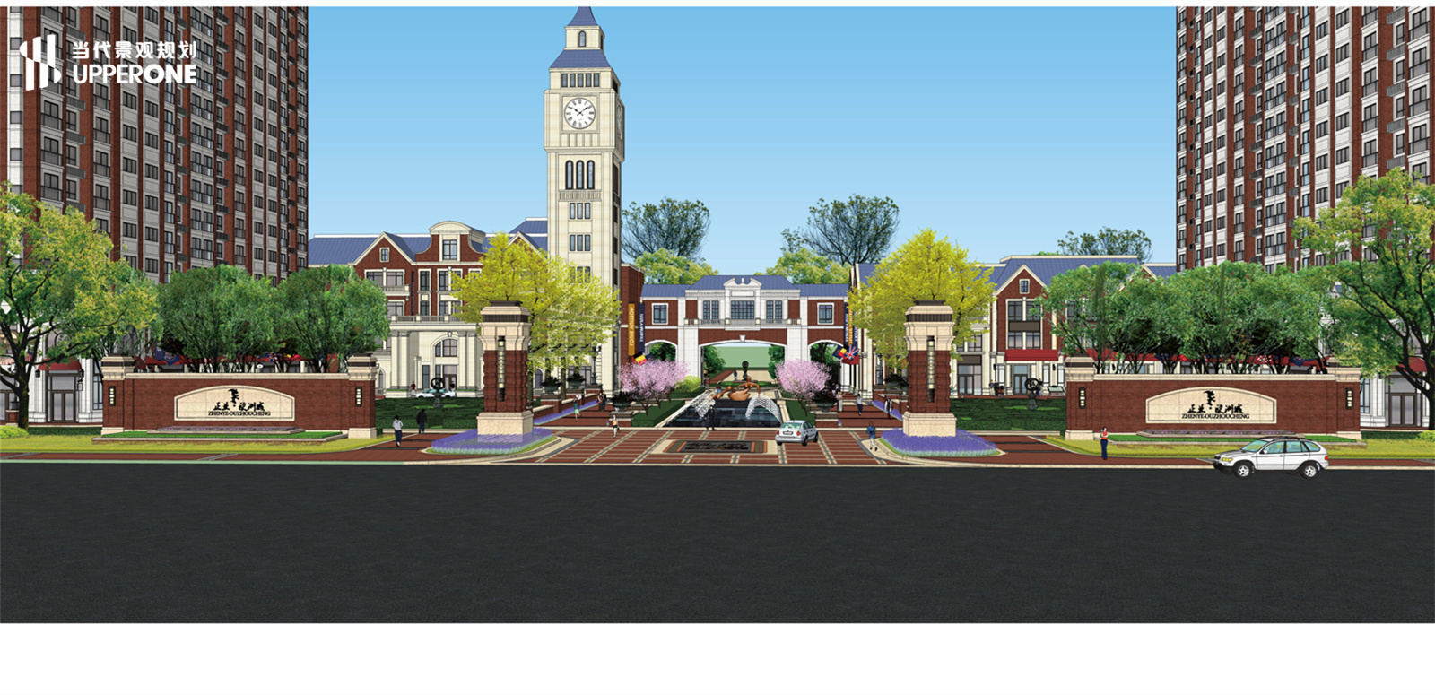 辽宁葫芦岛欧洲城展示区景观设计分享|当代景观规划-12