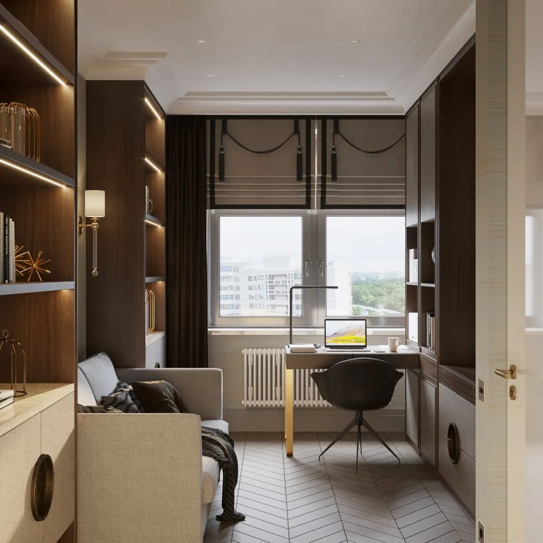 俄罗斯莫斯科 192·4㎡私人豪宅设计丨Julia Design-127