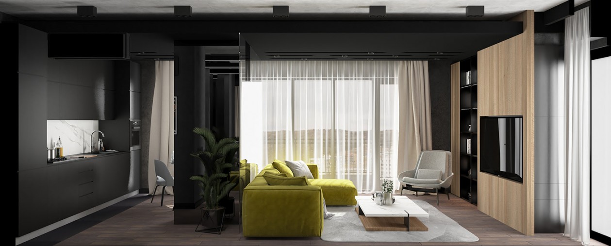 高级黑+亮黄色 沉稳中带有一丝活泼-7