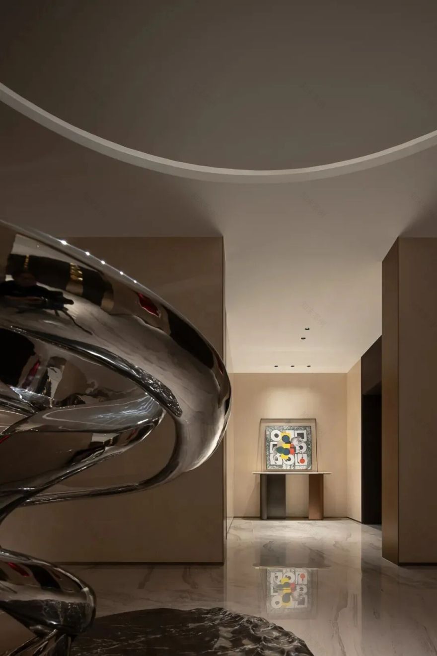 世茂摩天城1500㎡极简豪宅丨中国泉州丨磐之石设计(厦门)-16
