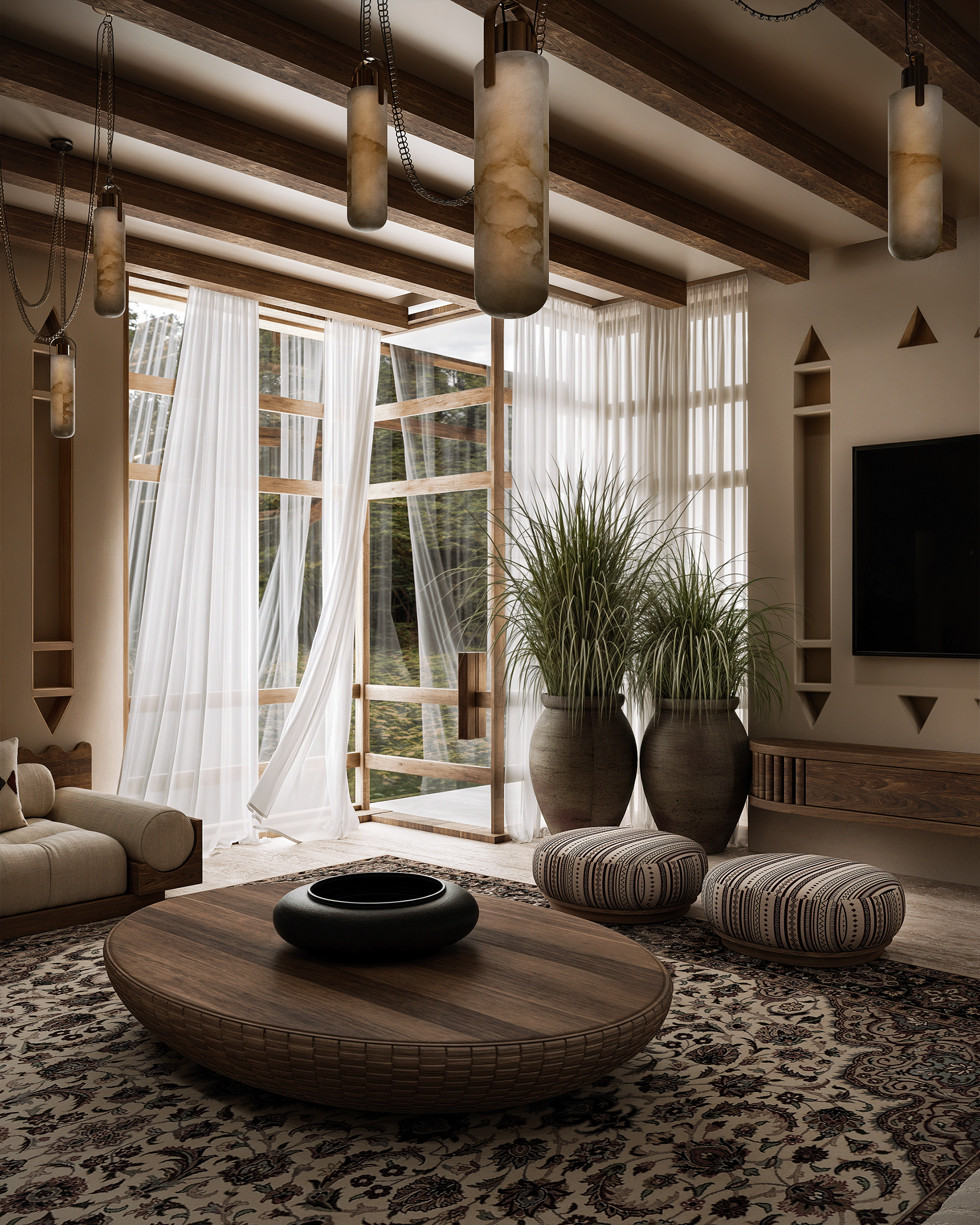 NEW NAJDI MAJLIS DESIGN（新纳吉迪马吉里斯设计）丨沙特阿拉伯丨SALMA SOBHY-11