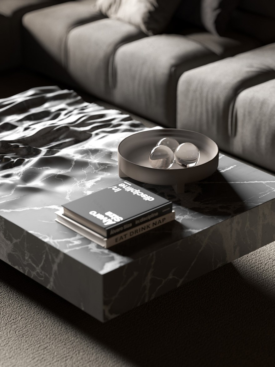 俄罗斯黑色公寓设计-9