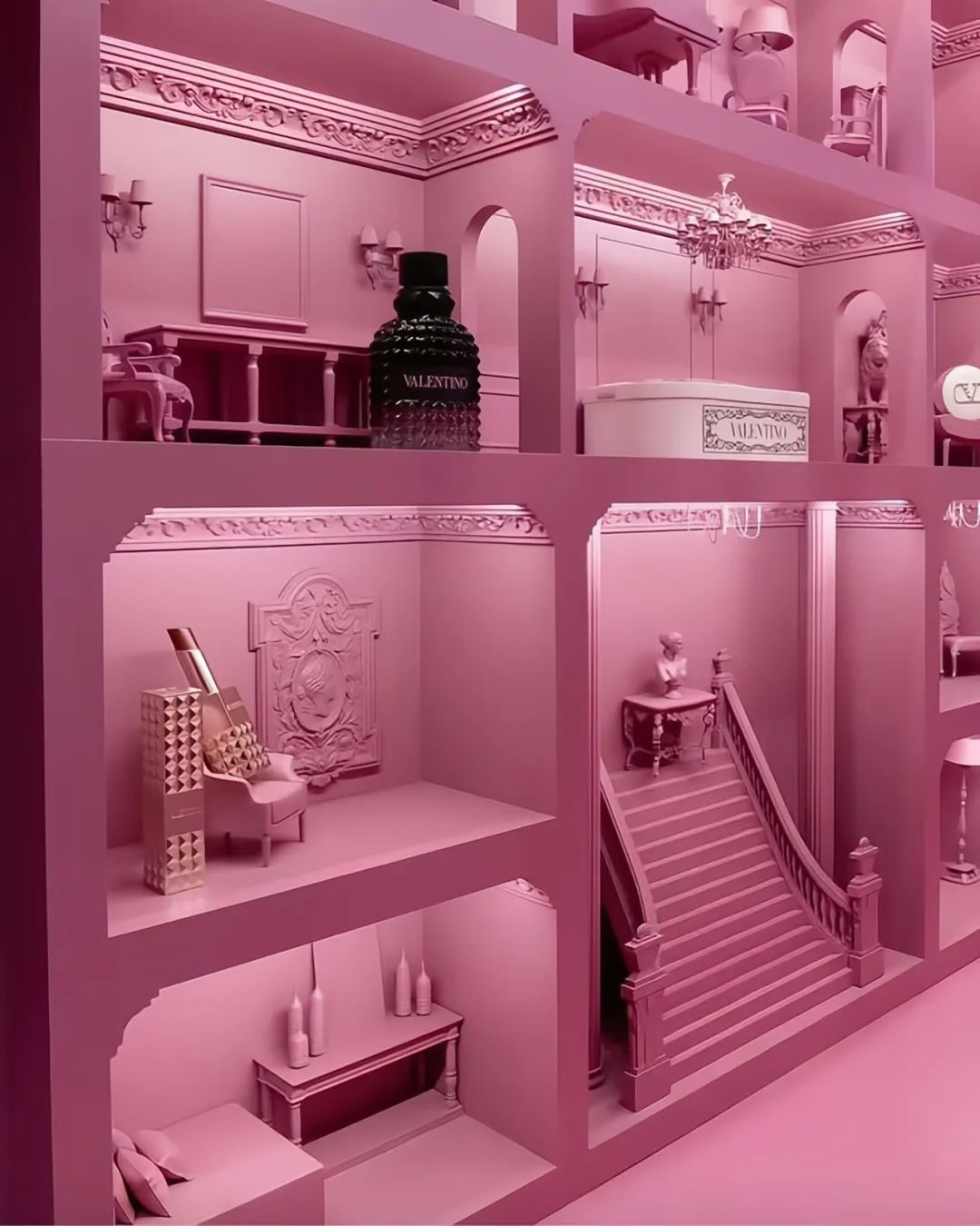 VALENTINO Beauty上海新店「粉丝绒奇想屋」丨中国上海-5