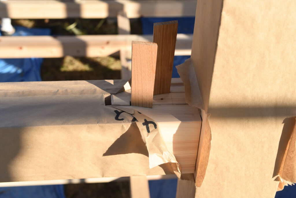 根の上の石場建て８　建前丨水野设计室-61