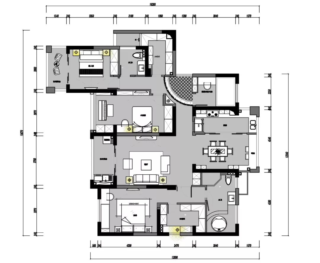 尚景翠苑 170㎡北欧风之家 | 生活与艺术的完美融合-9
