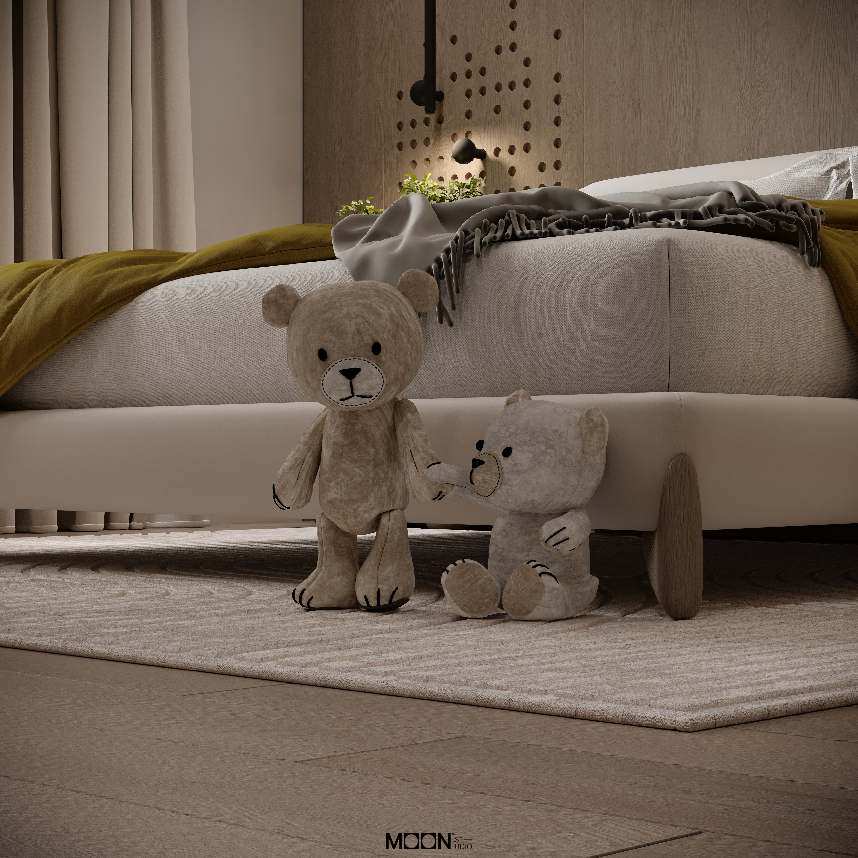 儿童卧室设计丨Moon Studio-6