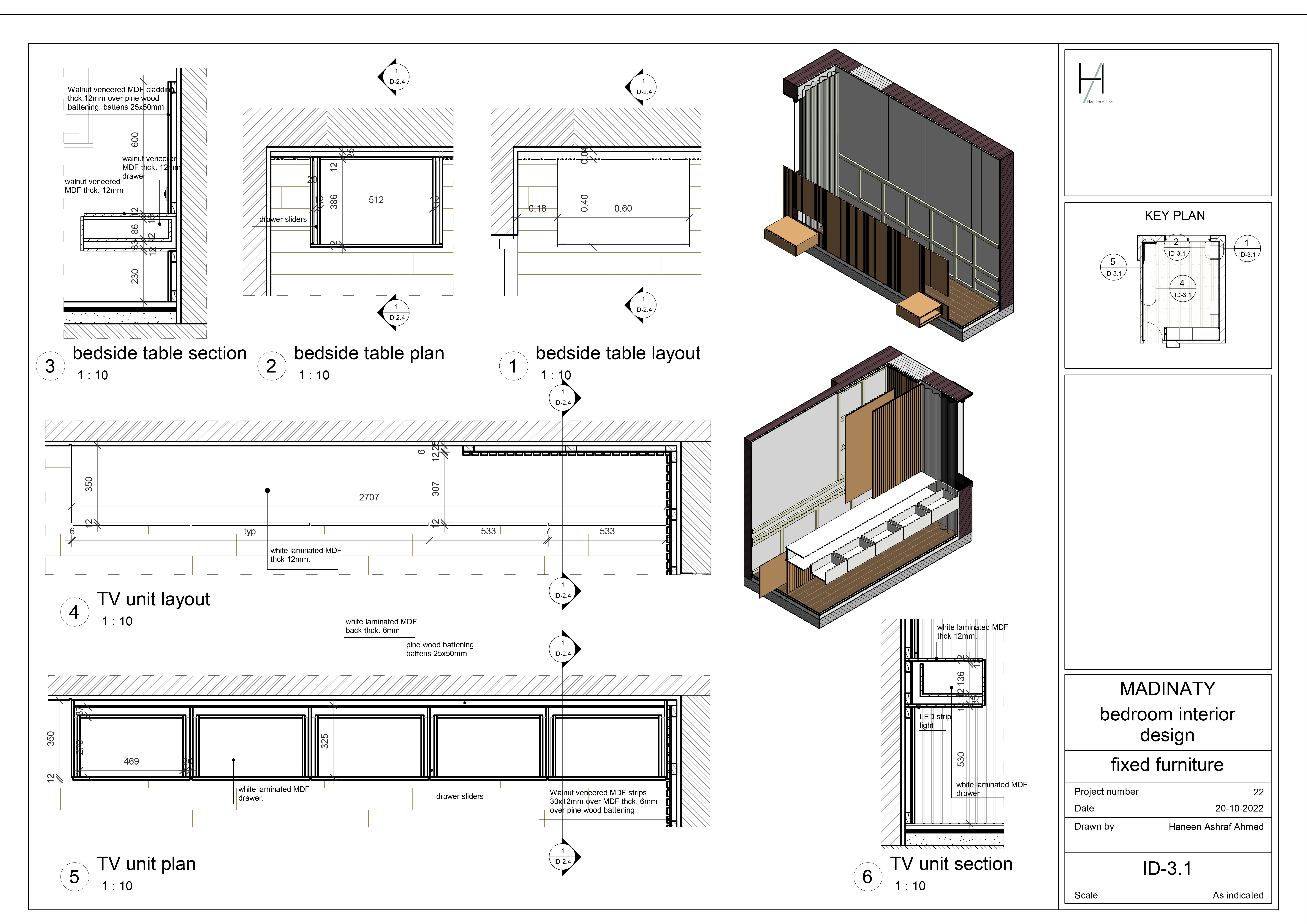 Interior shop drawings (bedroom)-14