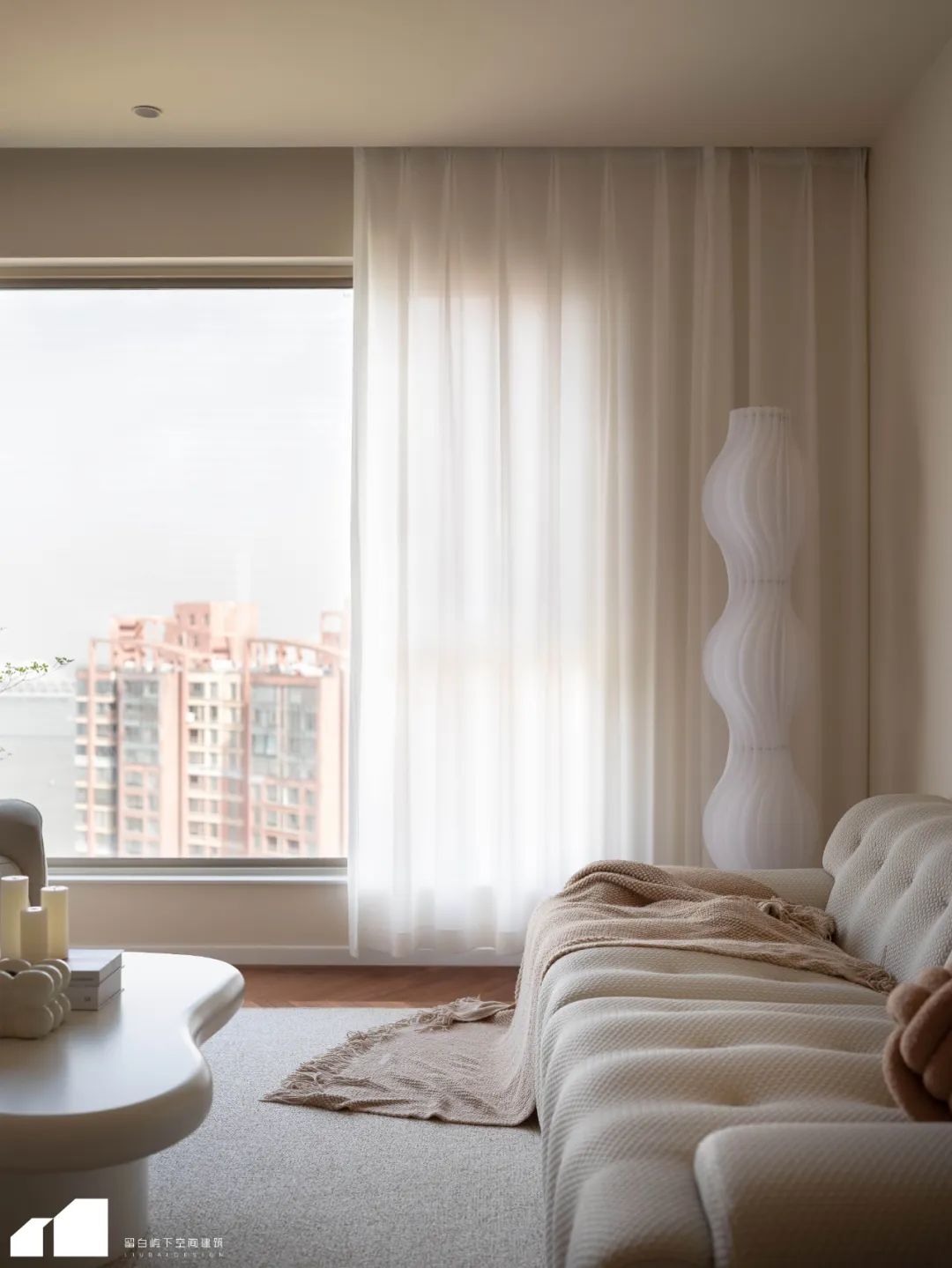 奶油风私宅设计丨留白屿下空间建筑-20