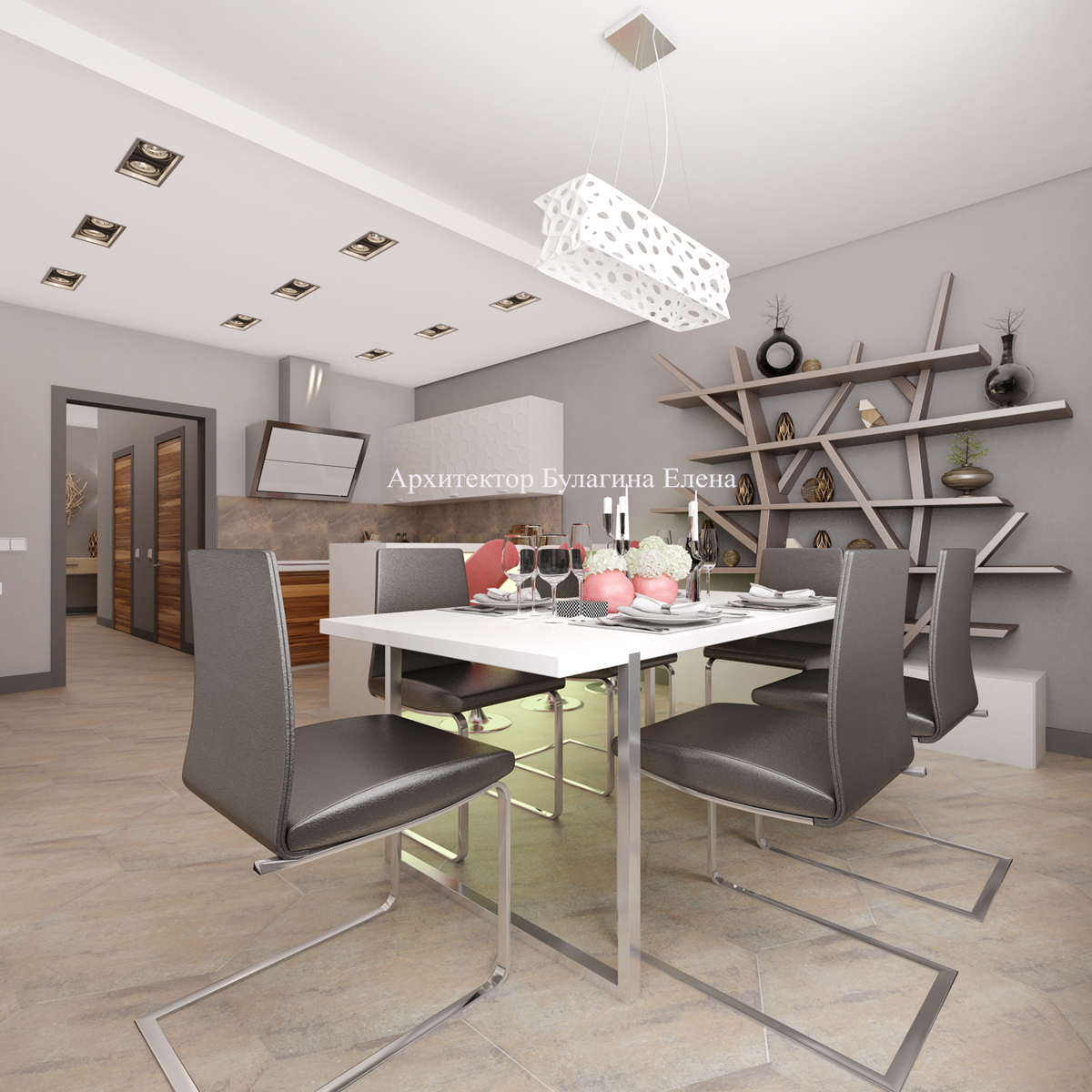 莫斯科两儿童房生态风格公寓设计项目丨俄罗斯莫斯科丨Булагина Елена（布尔拉金娜·叶连娜）-15