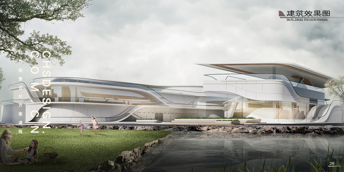 走舸·烟桥旅游体验中心建筑方案设计丨CHS ARCHITECTURE-17