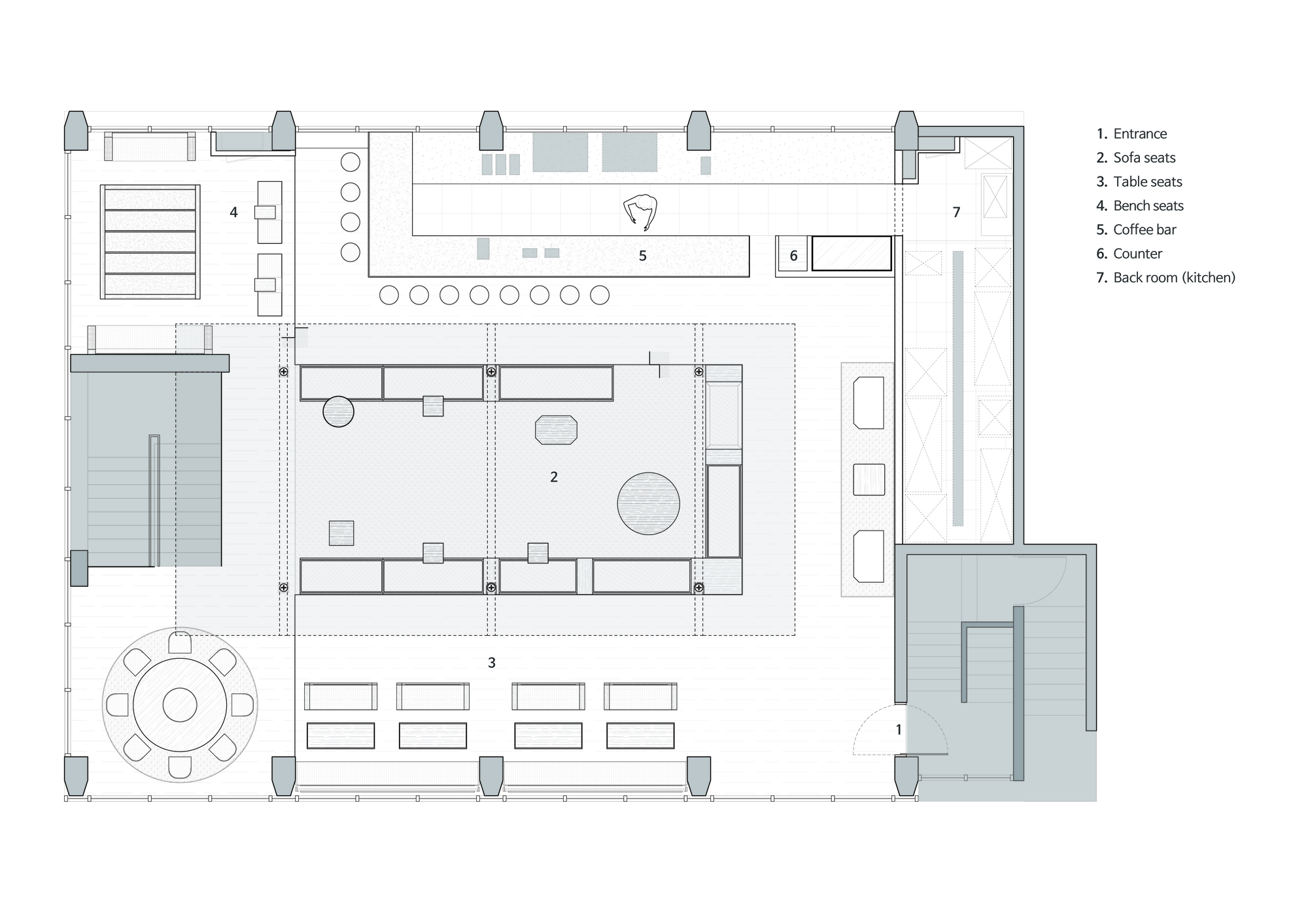 舒适南山咖啡店丨韩国首尔丨Studio Motif-12