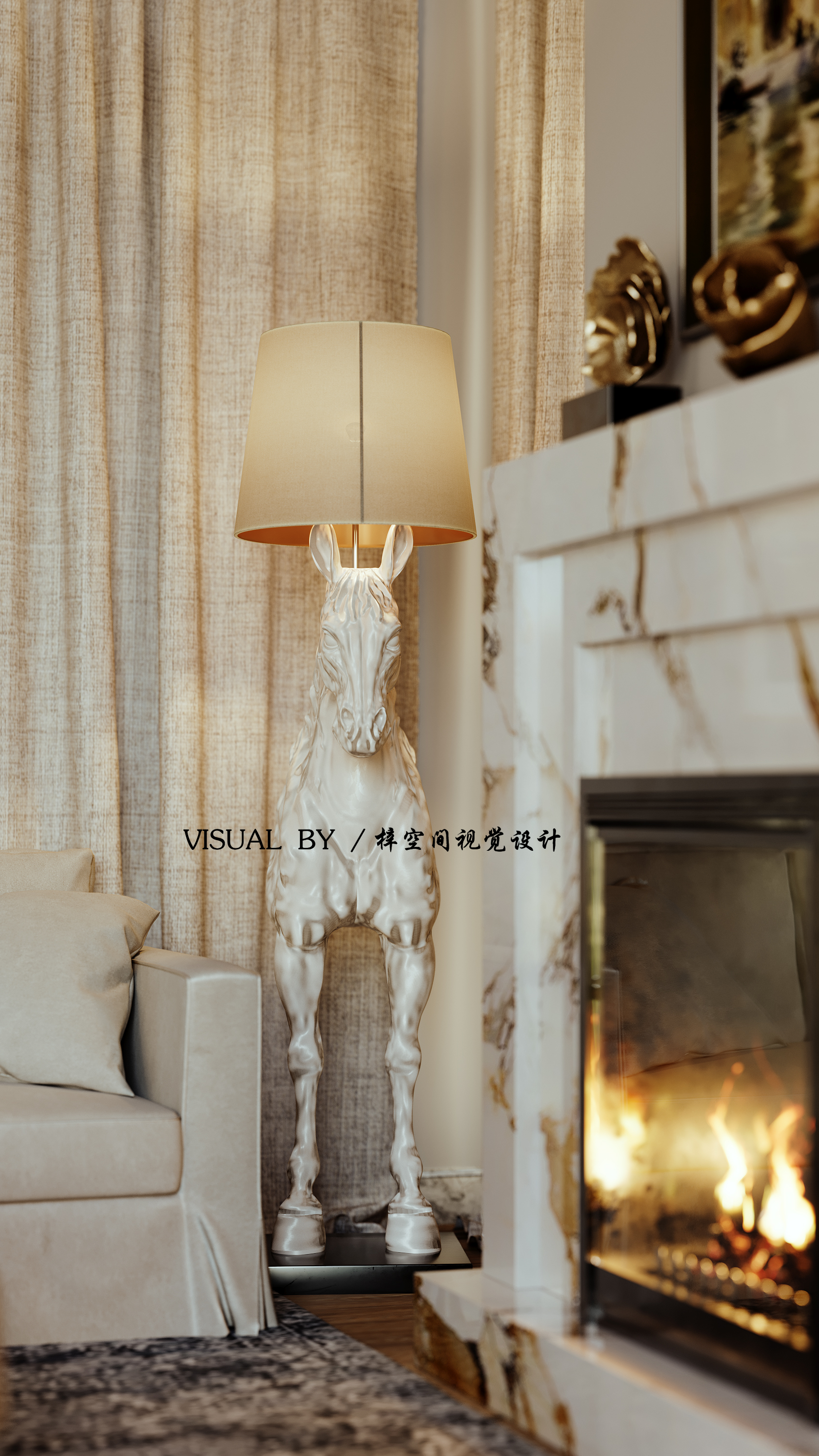 美式中古丨梓空间视觉设计-7