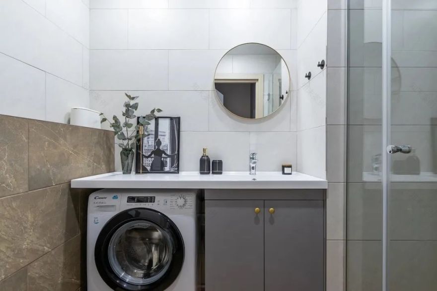 20㎡一字型公寓设计丨Ekaterina Shein-24