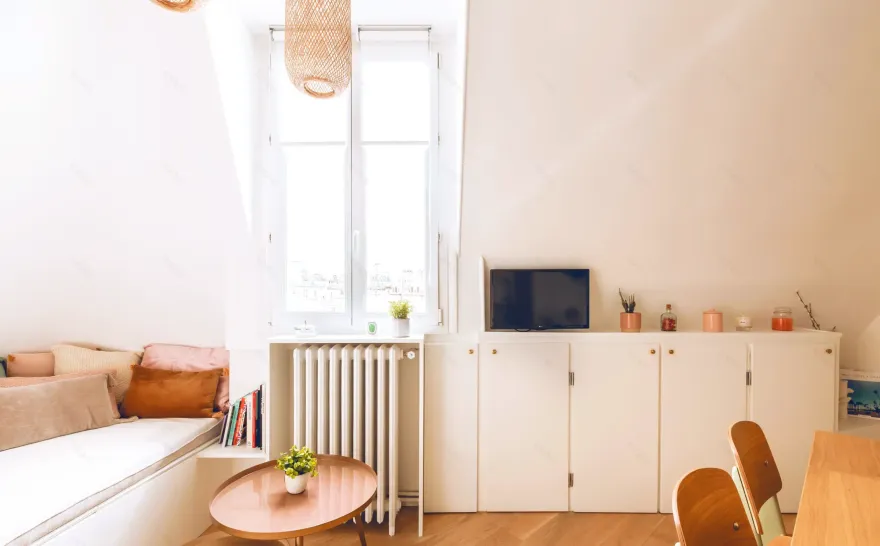 巴黎 30m2 多彩小户型公寓设计-11