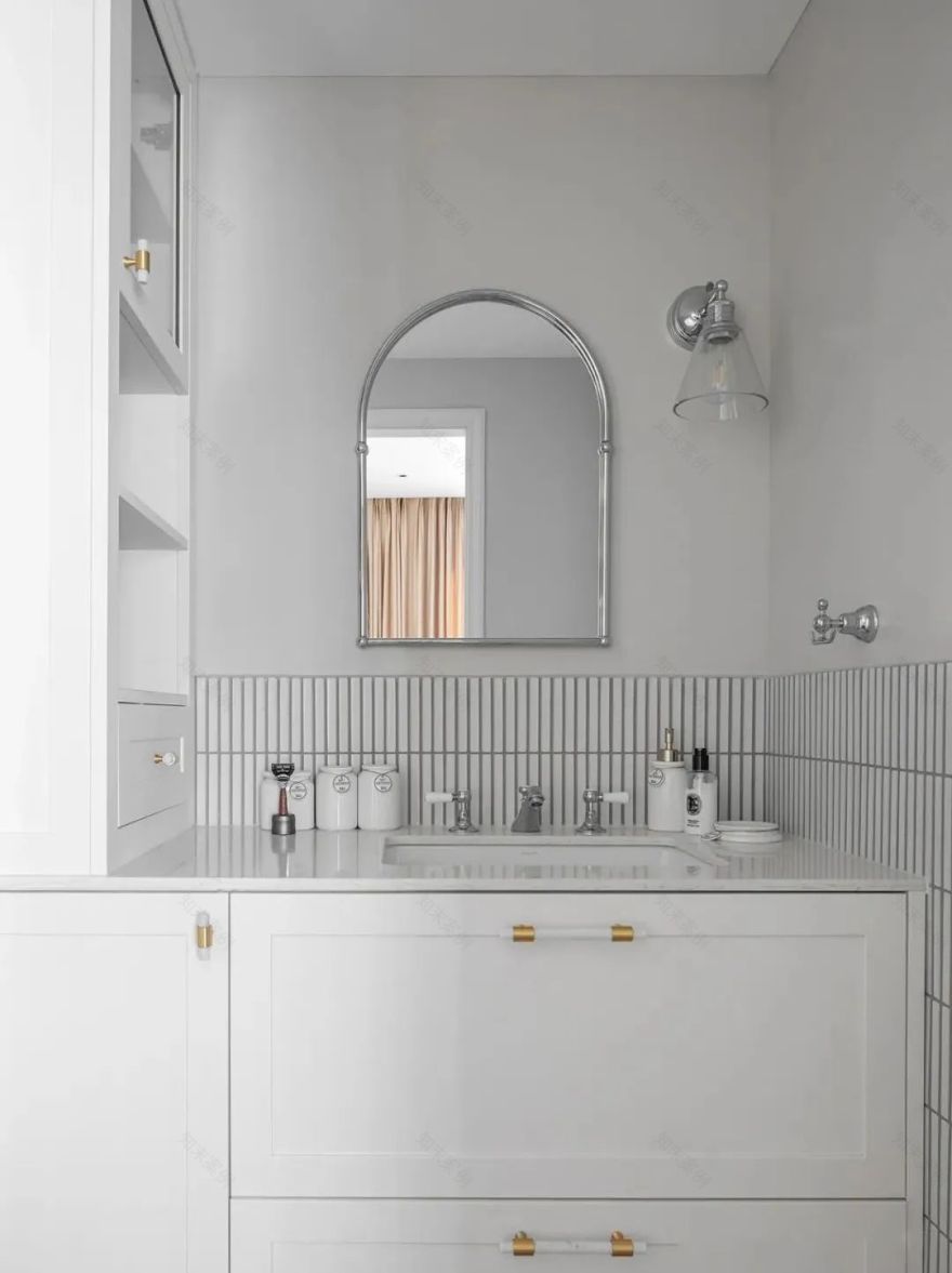 柔美复古风,79m²小两室婚房的精致设计-55