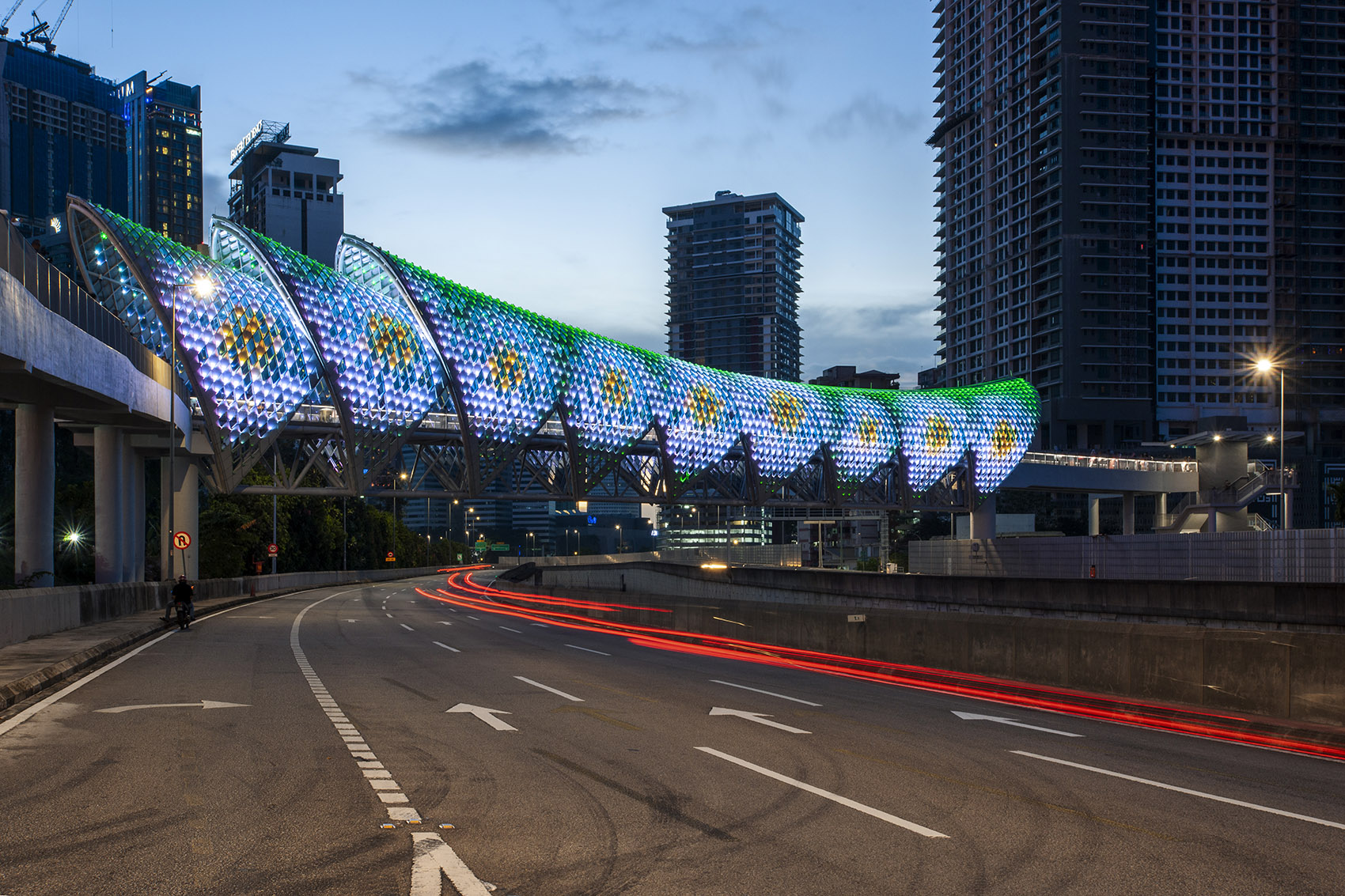 Pintasan Saloma 人行天桥丨马来西亚吉隆坡丨VERITAS Design Group-19