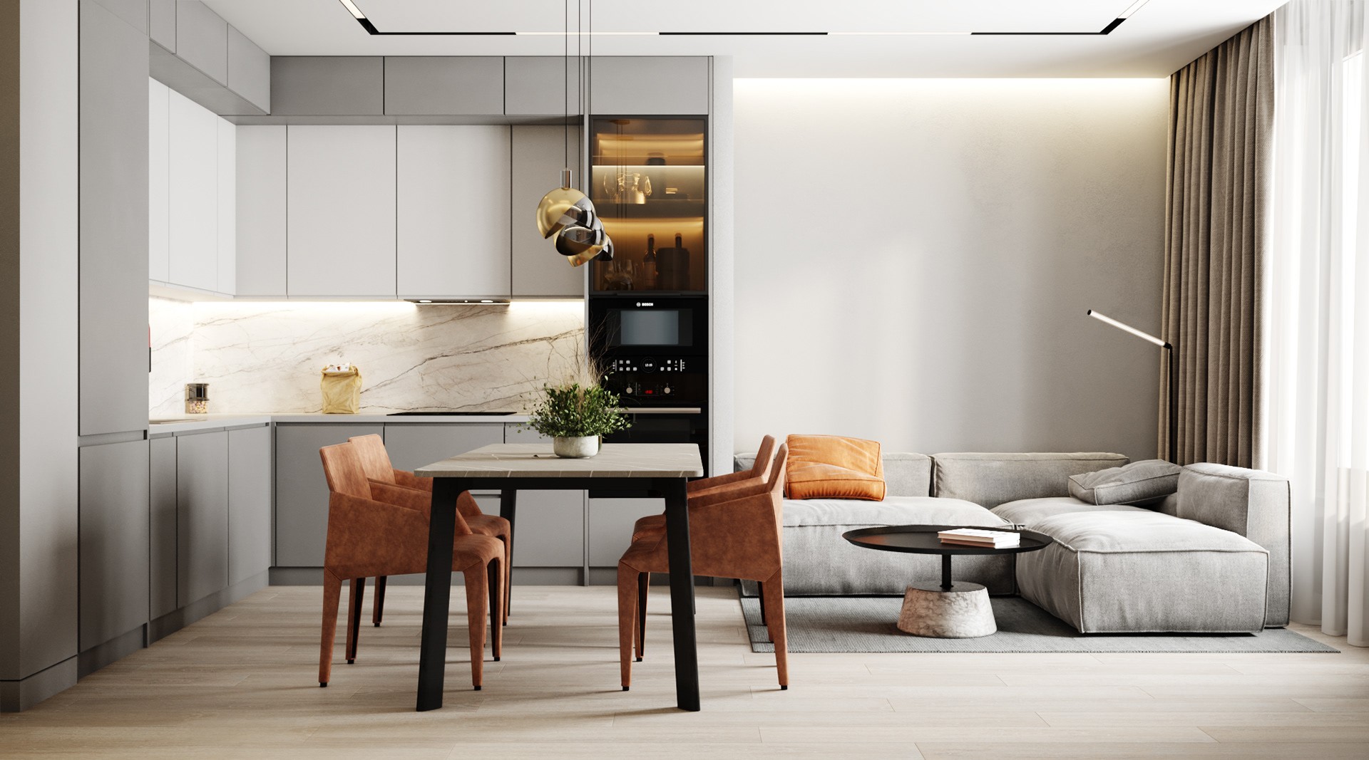 78㎡小空间公寓设计 恰到好处的精致-5