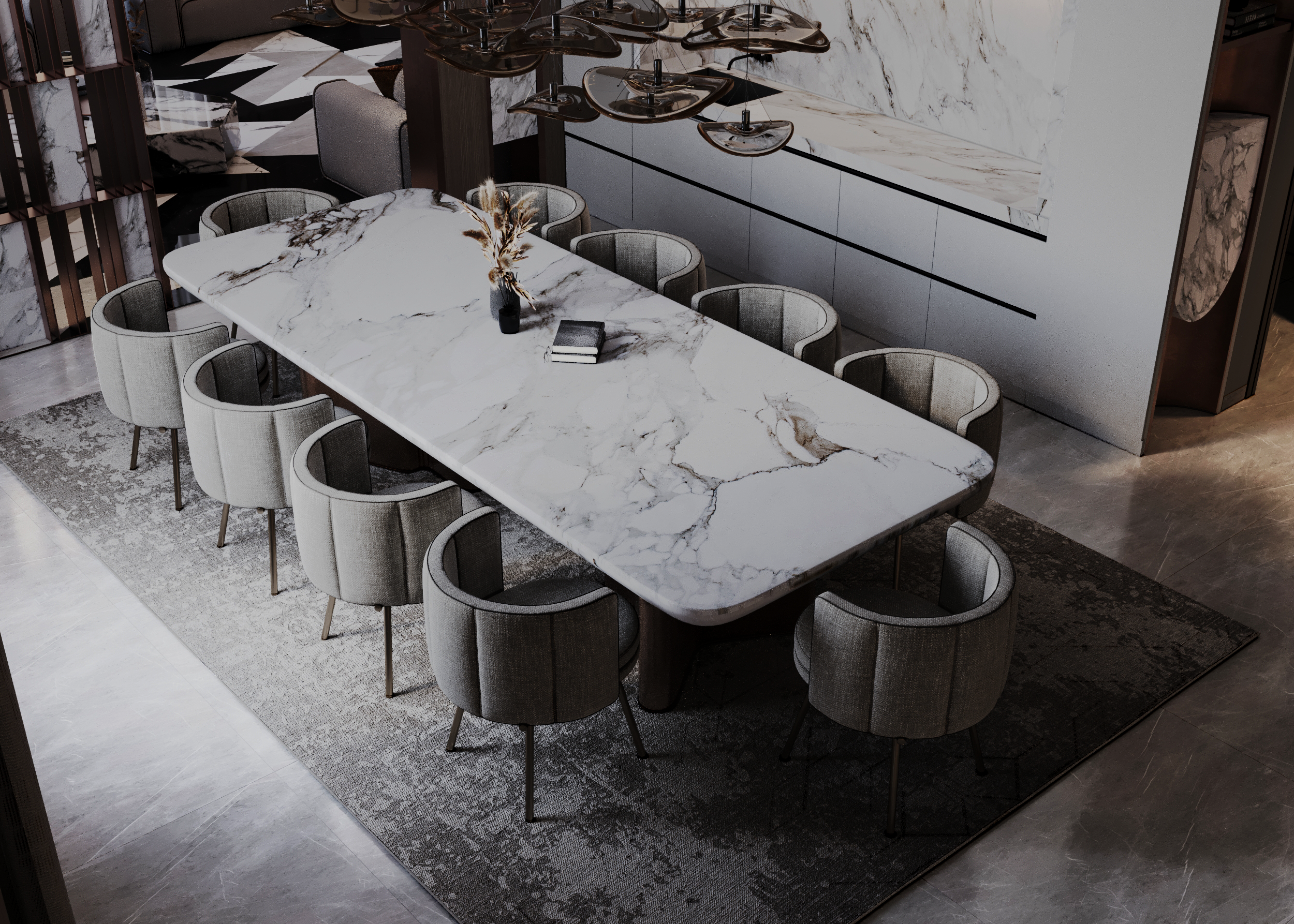 现代室内别墅丨Hassna Hassan-15