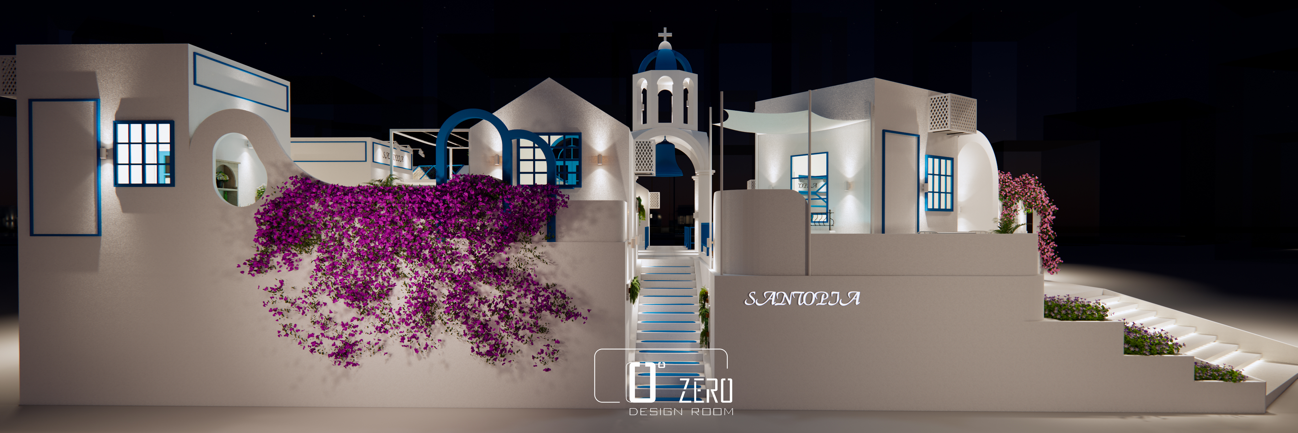 圣托里尼乌托邦理念的假日城市丨中国深圳丨Zero Desing Room-38