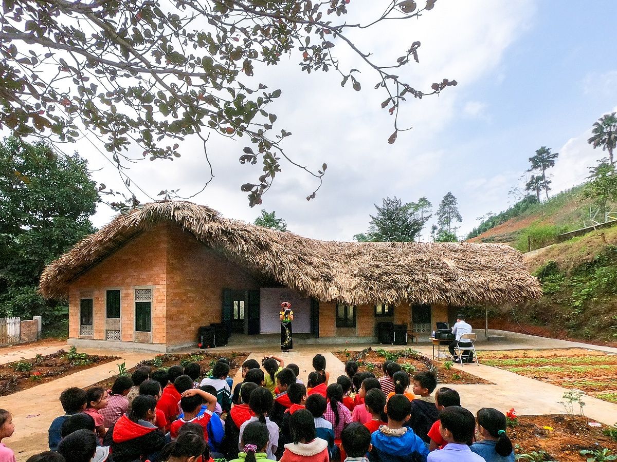 北越山区里的多元文化学校 · Đao 学校环保设计-19