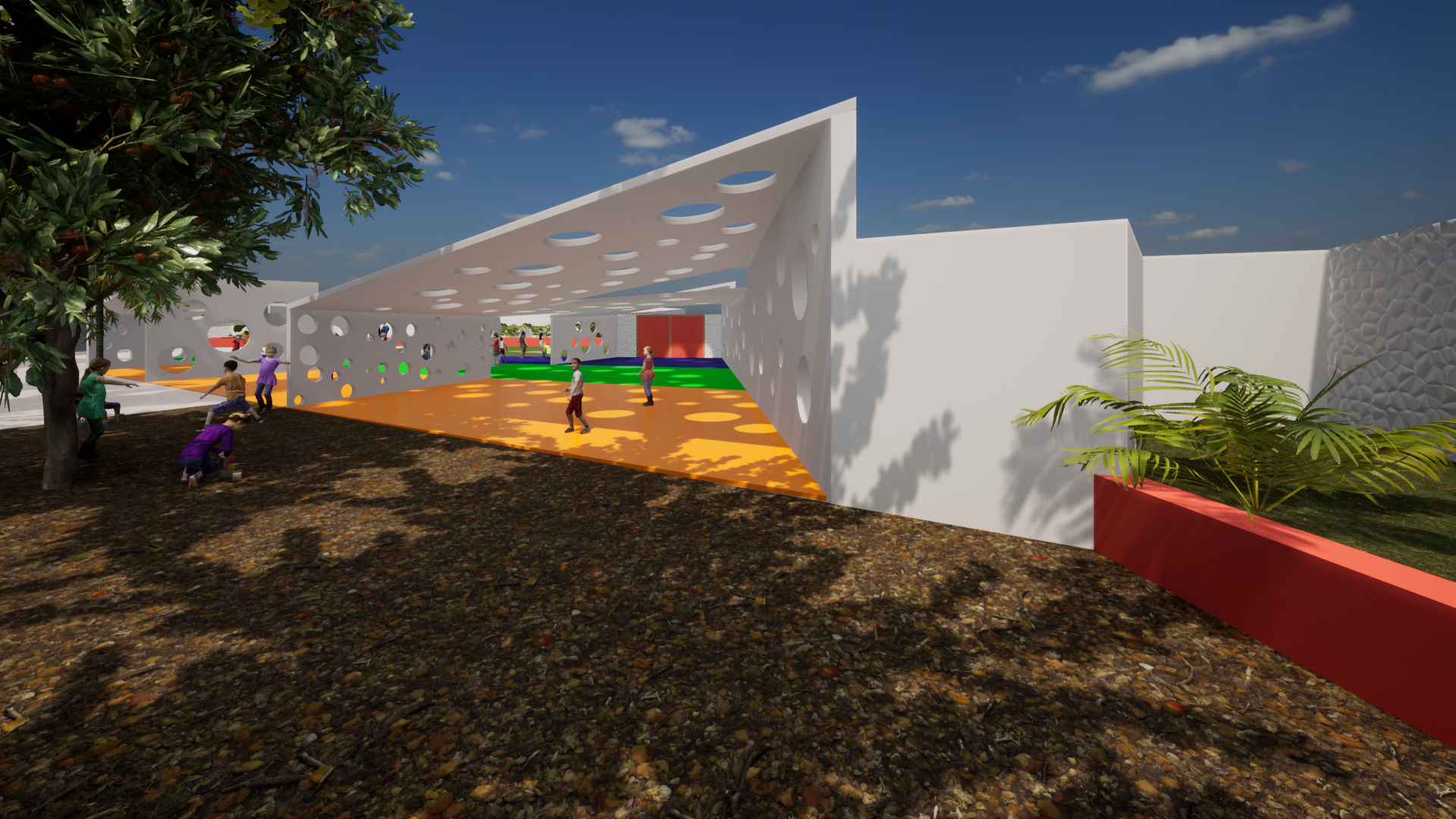 学校操场庭院设计丨西班牙巴塞罗那丨Master Es Design Barcelona-3