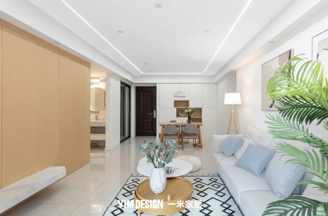 日式混搭风,原木与白的纯净世界丨一米家居-9