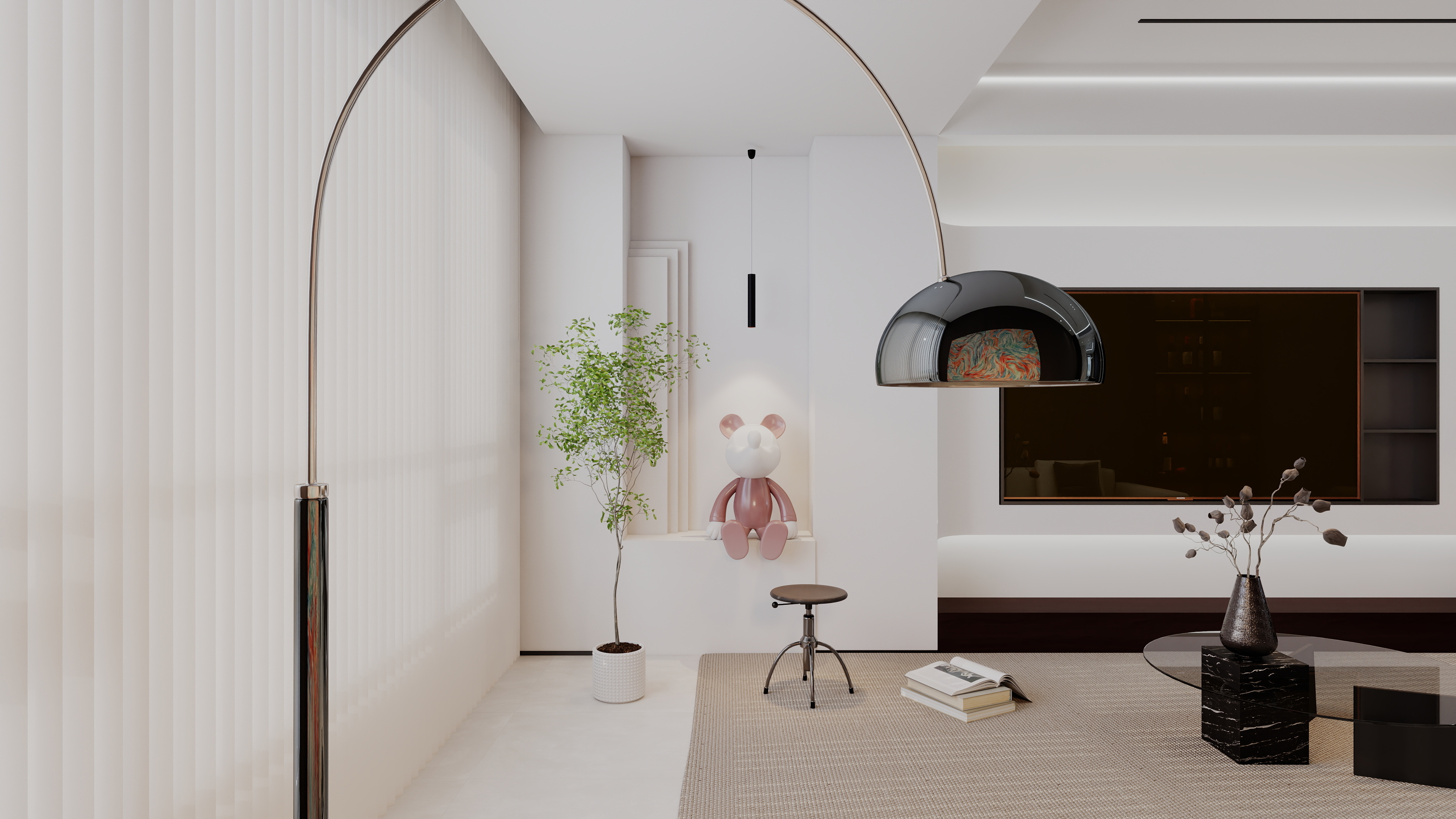 焦作合兴鑫悦府145平意式极简四房改三房-5