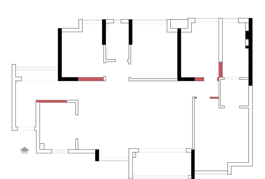 温暖简约空间设计丨六品设计-43