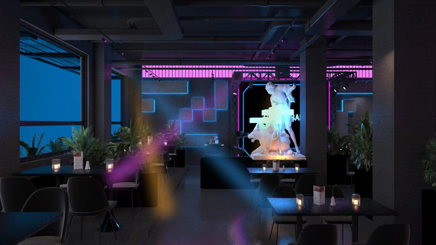 Rome.Music Bar酒吧效果图-7