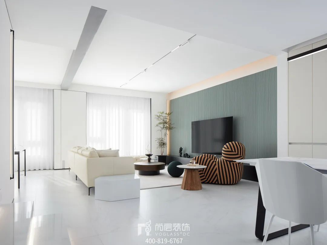 兴创荣墅｜300㎡叠拼别墅设计，「净」与「静」的交织律动-24