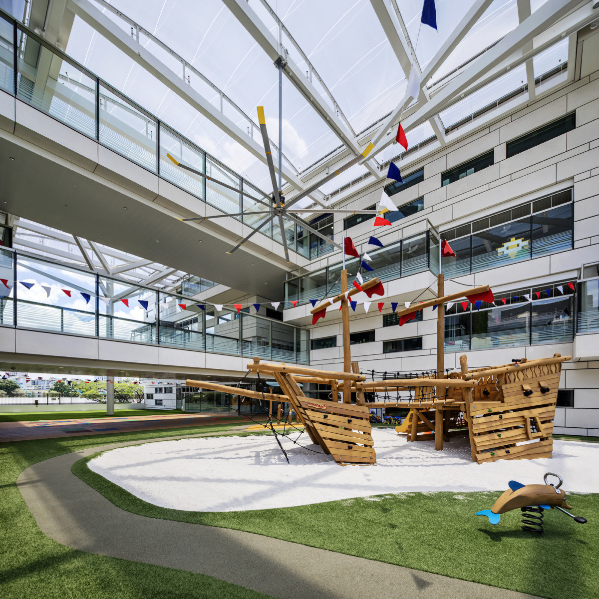 新加坡“认知塔”幼儿园，儿童视角打造互动学习环境-10