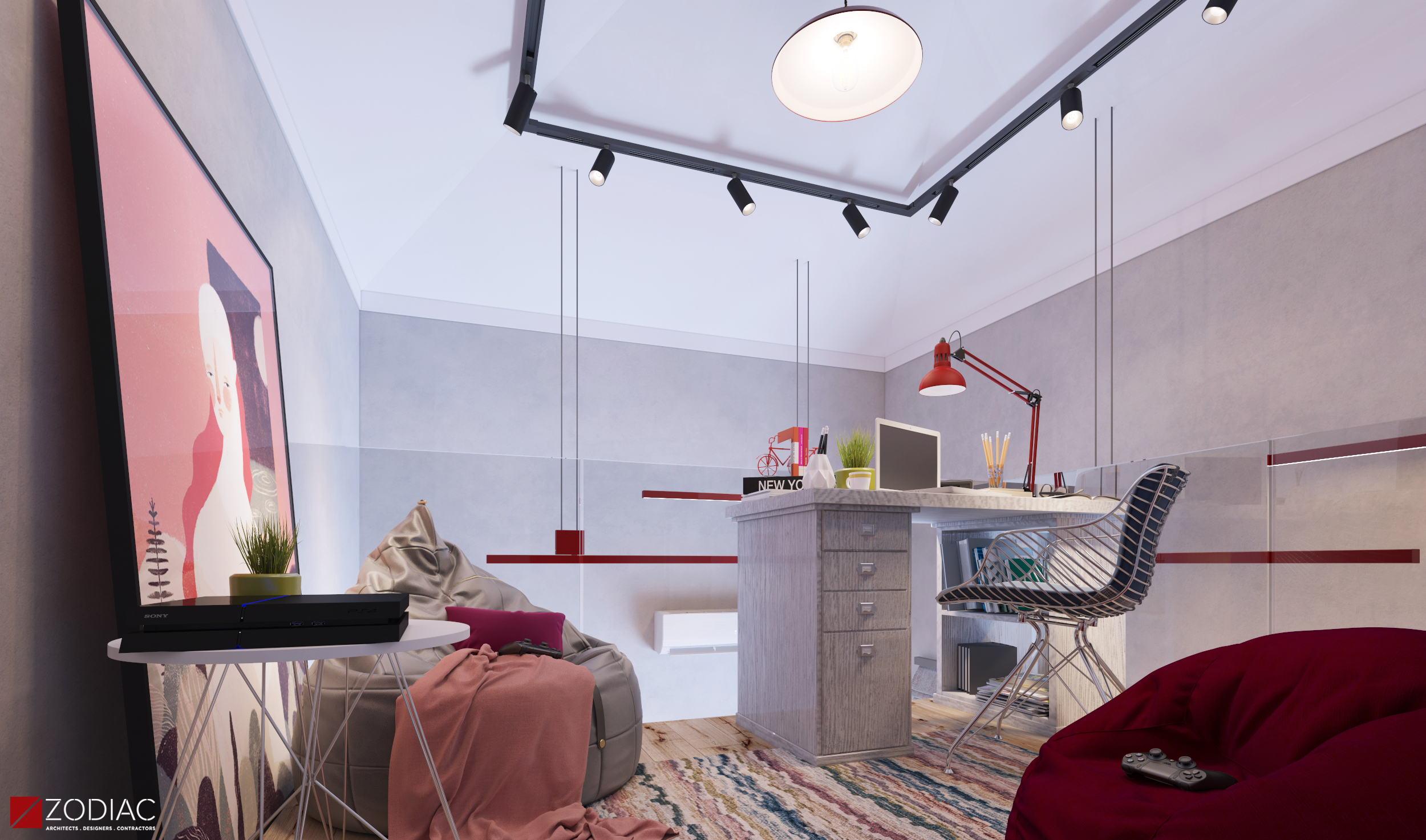 现代双层高男孩卧室设计丨埃及丨Zodiac ADC-13