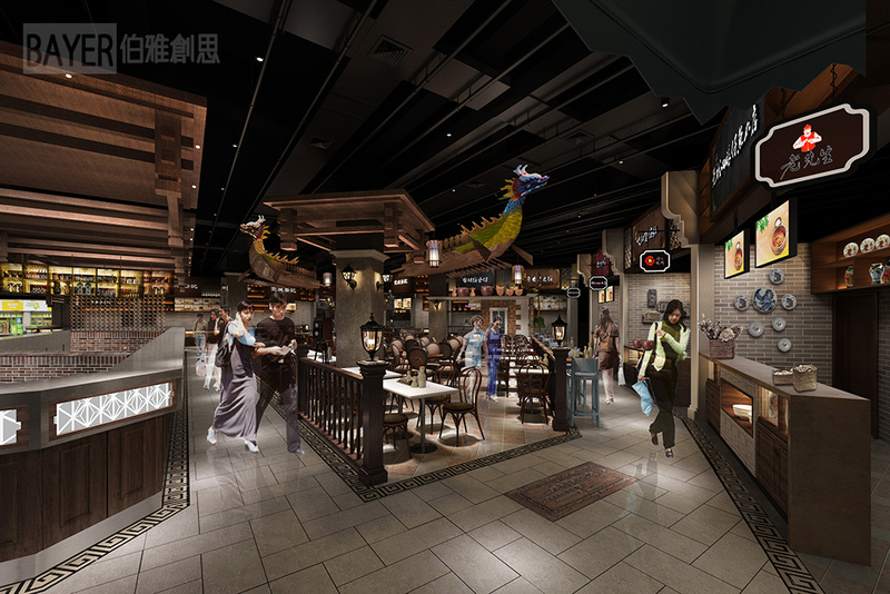 东莞万科美食广场-伯雅创思设计-2