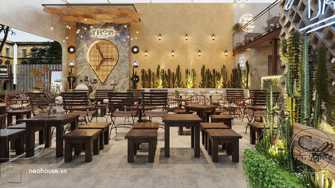 简约现代风 10x13m 咖啡厅设计,美观实用并存-13