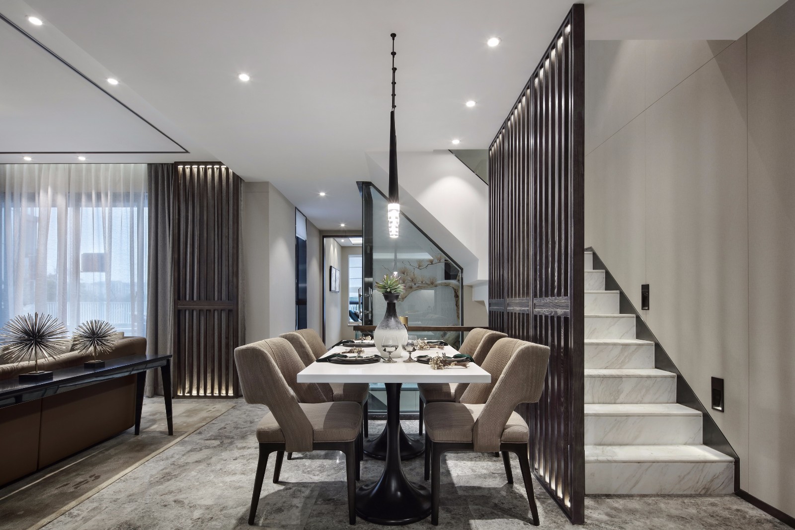 重庆璧山绿岛中心别墅样板房  H DESIGN-15