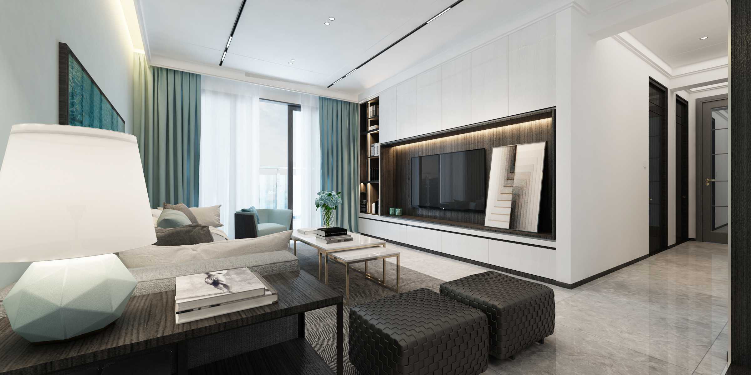 现代简约风打造 100㎡精致温馨家-7