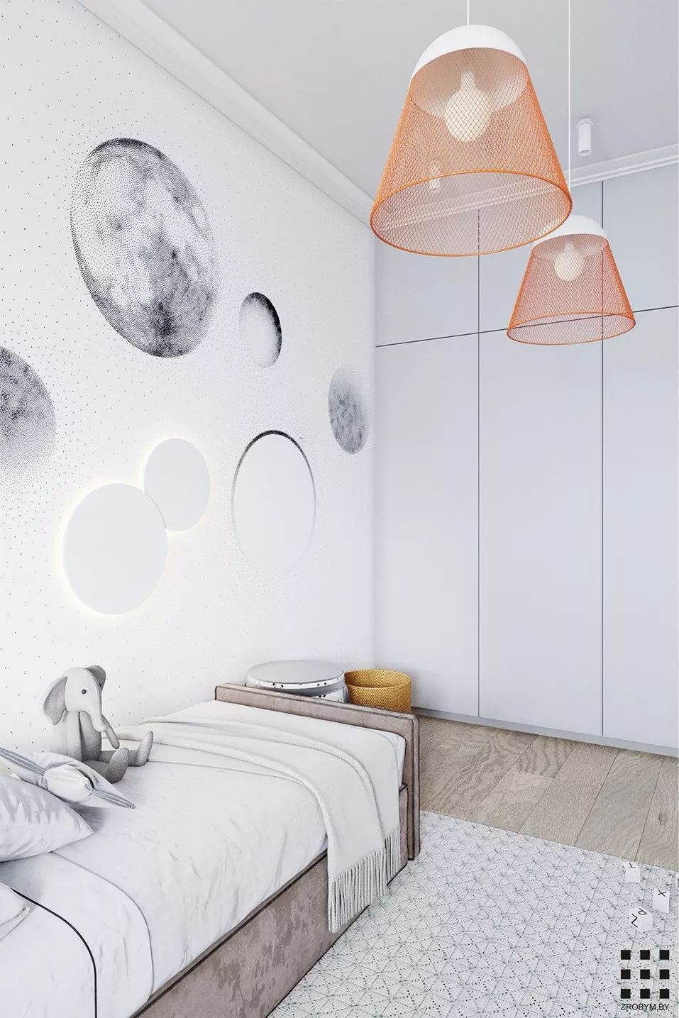 极简北欧风公寓设计，空间元素增添艺术风味-26