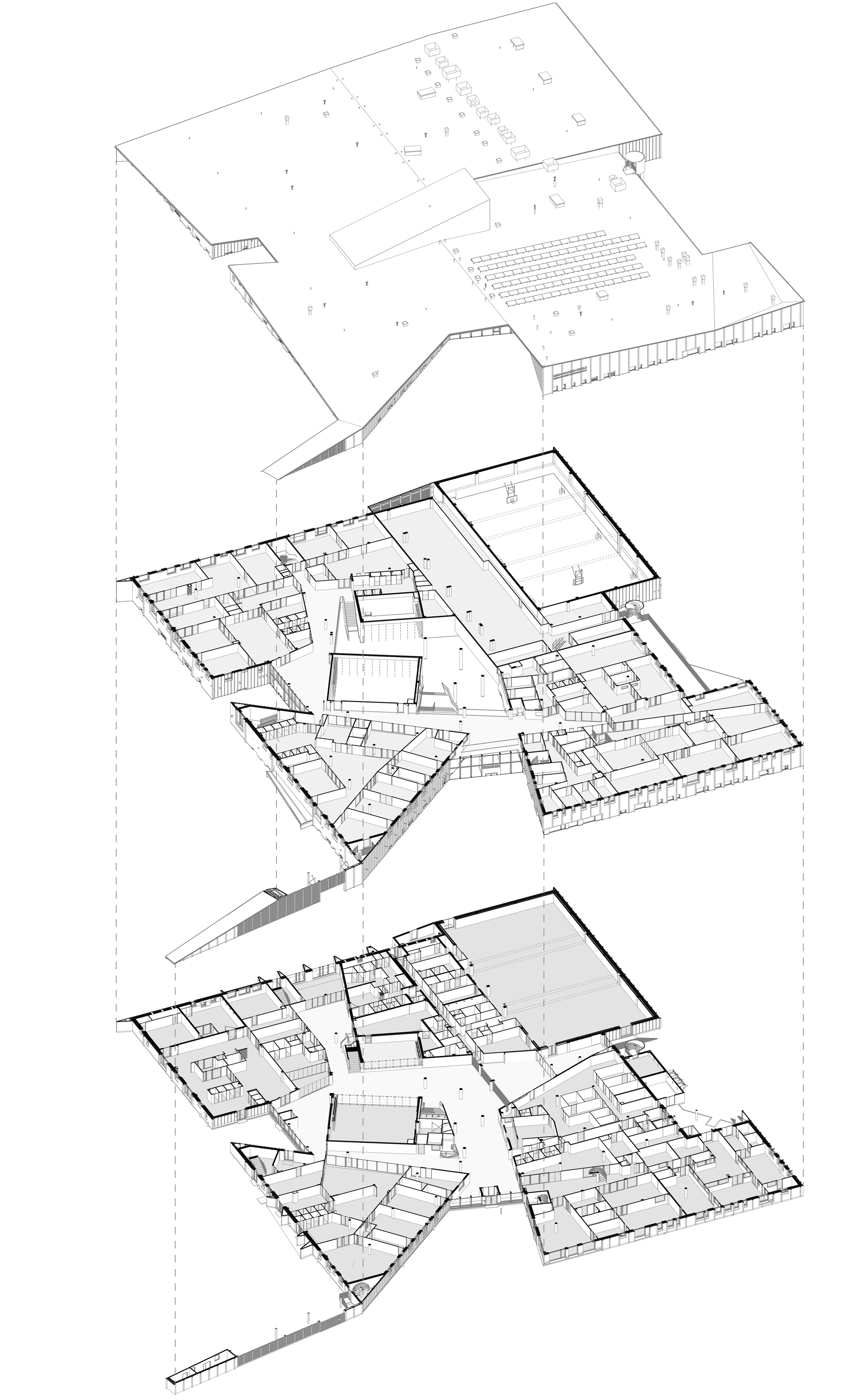 Keravanjoki 多功能建筑丨芬兰丨Lukkaroinen Architects-53