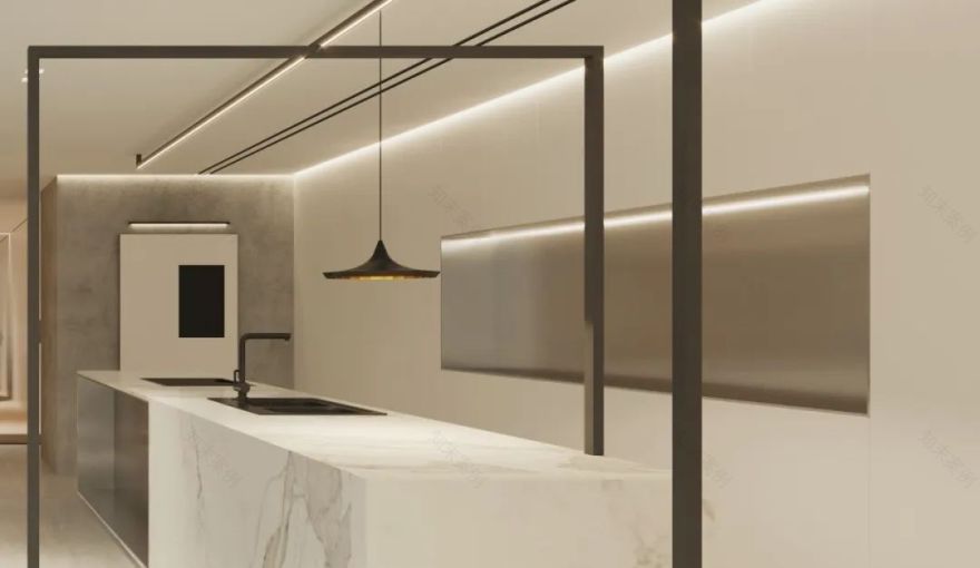 上海融信别墅地下空间极致简约设计-32