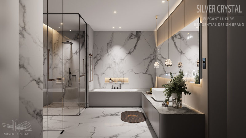 美林湖冯府壹号楼 鱼骨设计诠释极简奢华-7