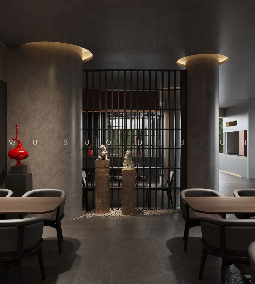汉中翊榀璟悦餐厅丨中国汉中丨吾索设计-27