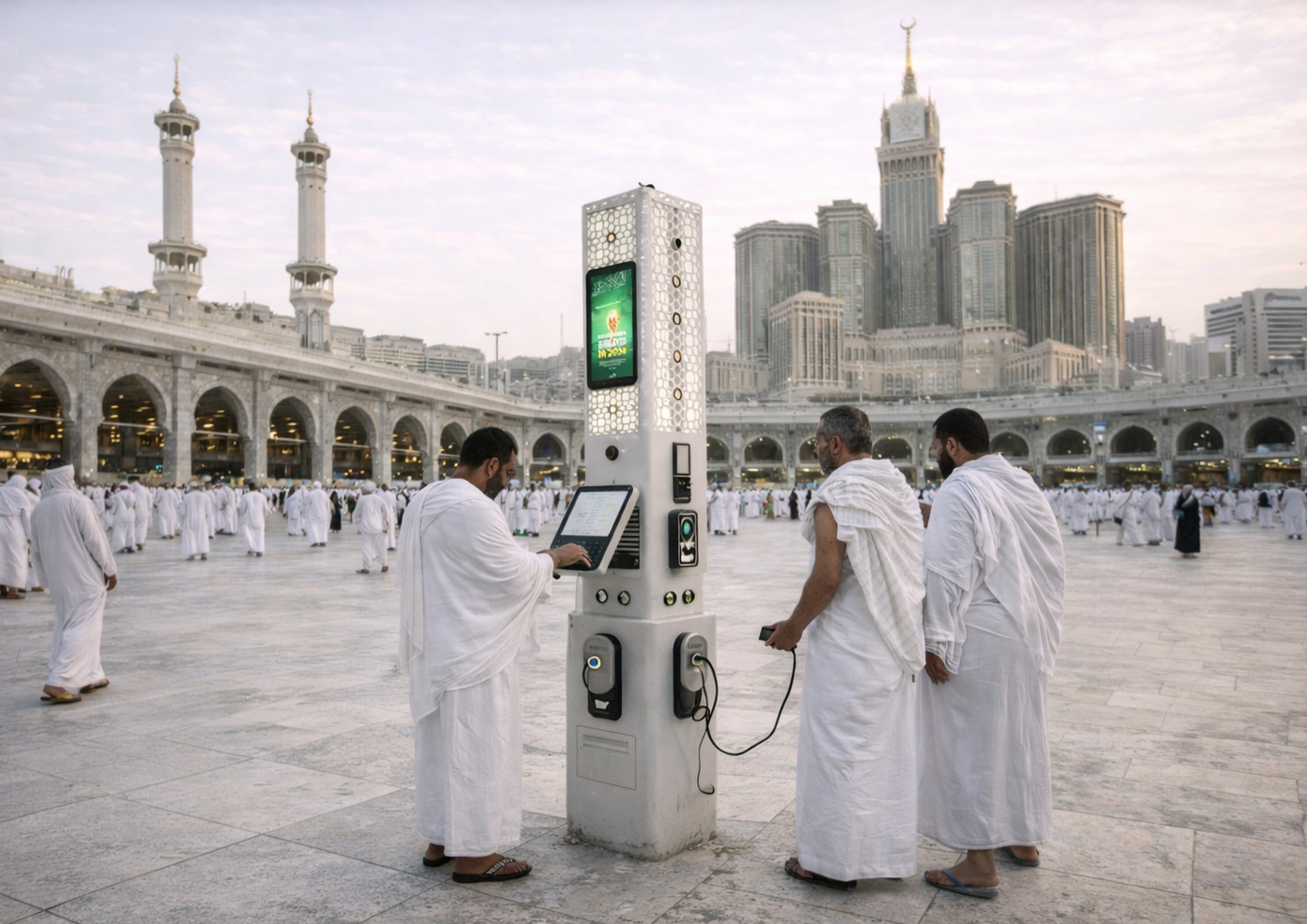 Smart Poles Inspired by Saudi Identity-5