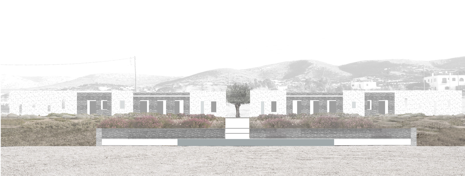 希腊 Paros 岛上的"藏匿与寻找" | 现代简约风格的双宅设计-50