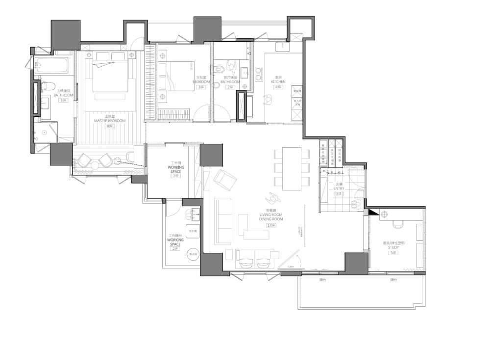 HAO Design 设计 | 駁擊俱樂部 ? 優雅紳士的個性住宅（Crack In Sentiment）-66