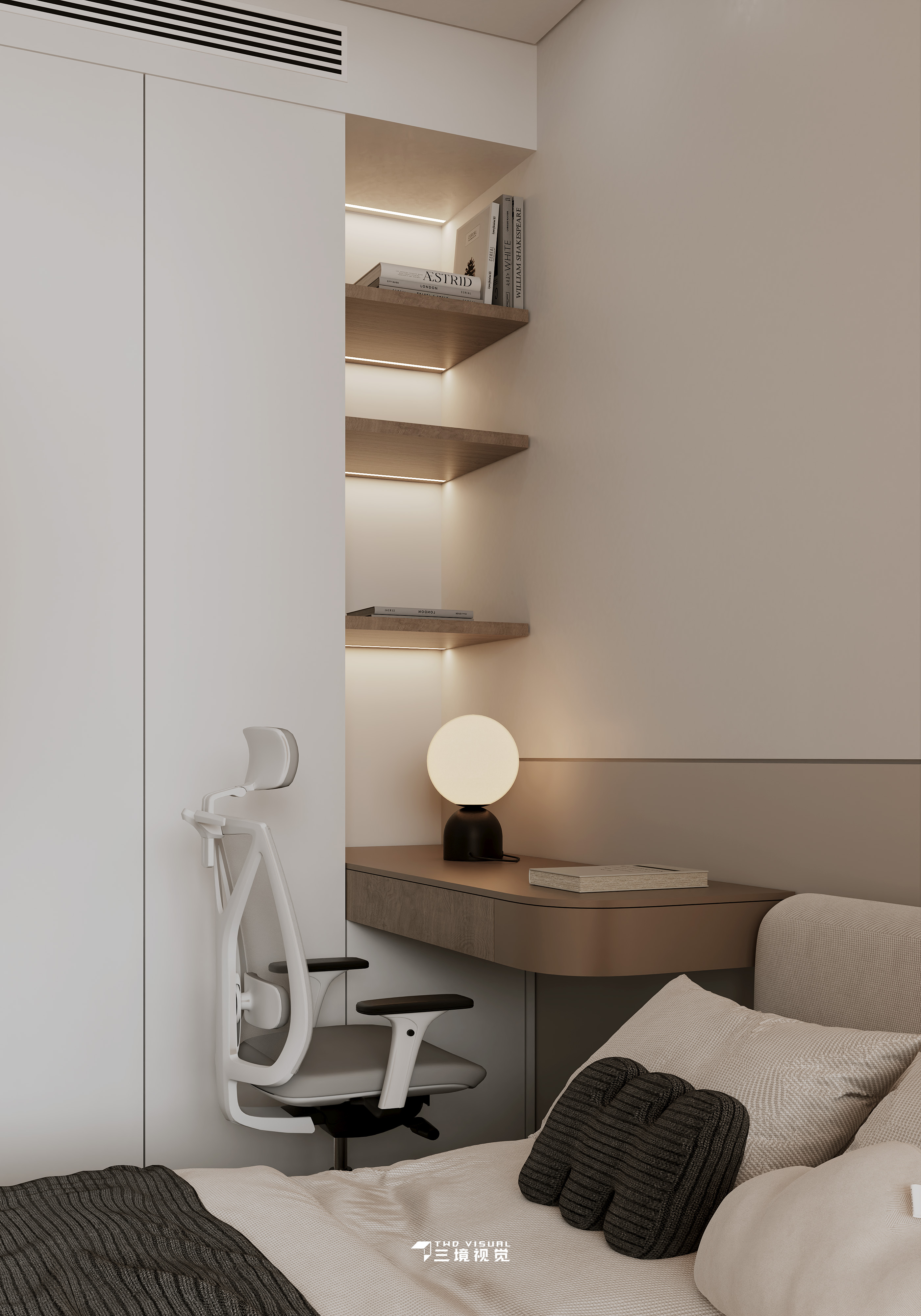 住宅-130平白色现代风设计-7