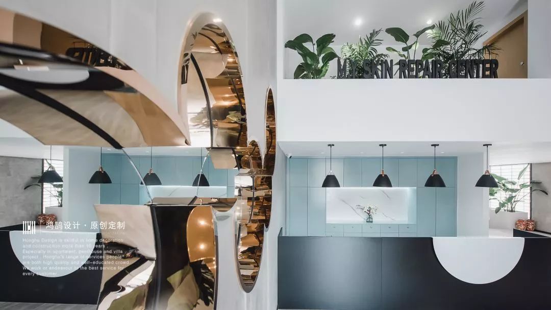 "素颜"美肌,简约空间里的自信张力——My.MAKE UP 美容旗舰店设计-12