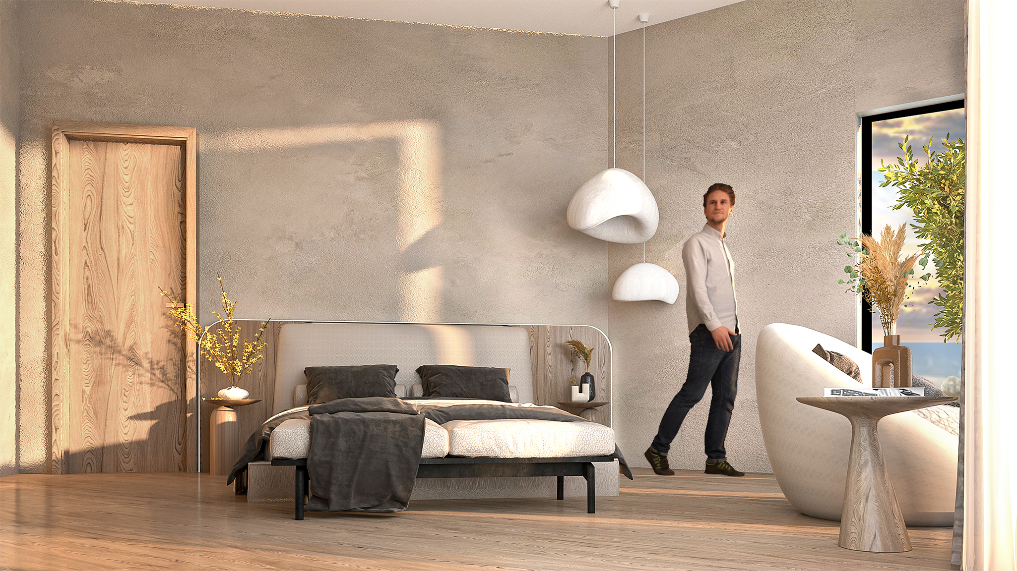 盆景度假村 侘寂丨Basma Dorgham-13