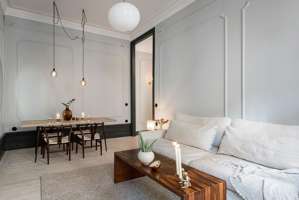 造型与对比：斯德哥尔摩的时尚公寓-12