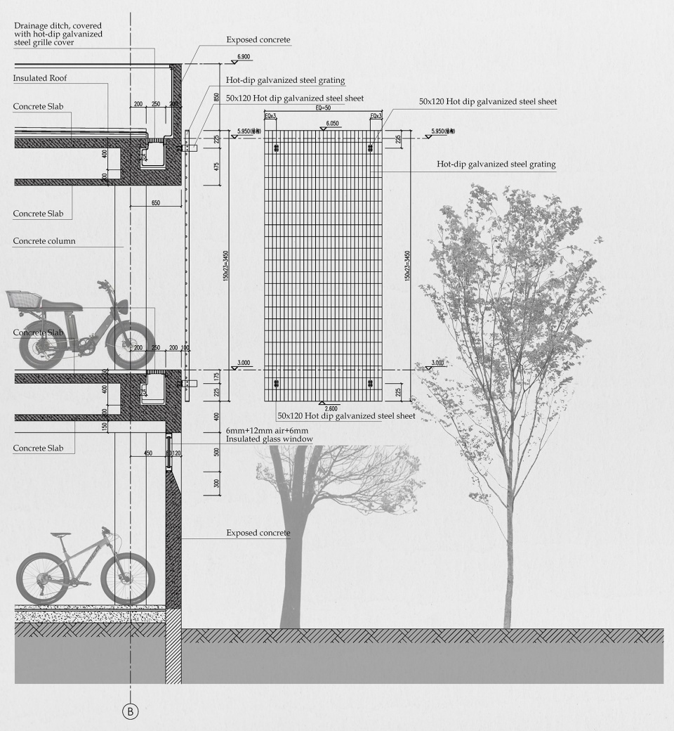 T&W 非机动车停车楼丨中国镇江丨Wangtianyi Architects-52