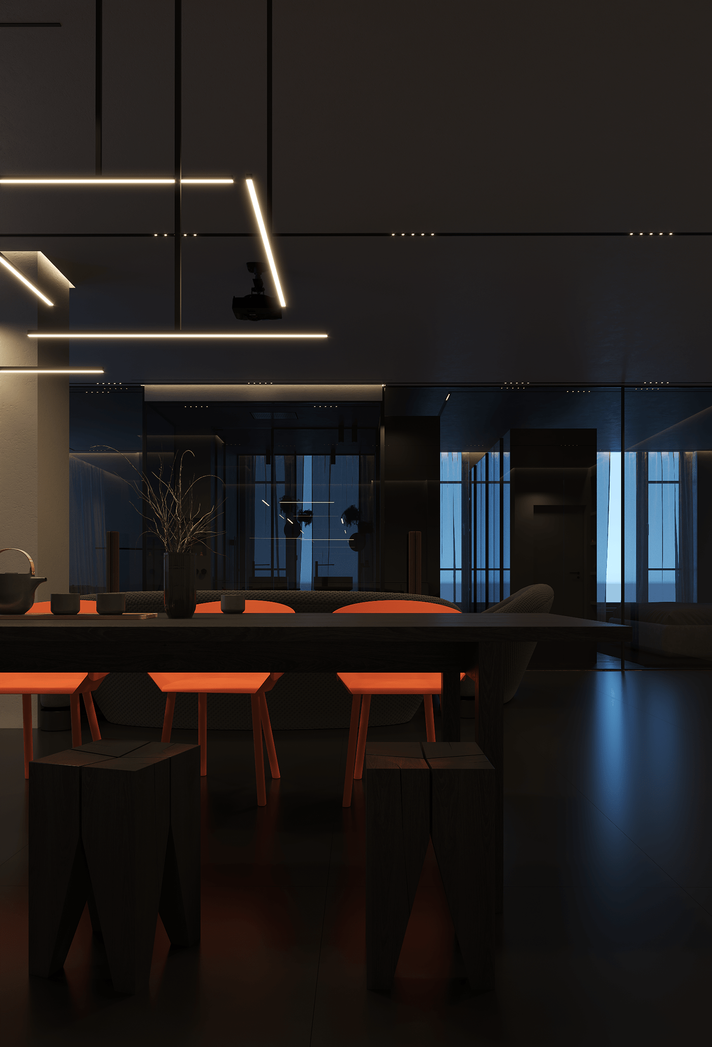 高级黑+橙色，简约高级！-6